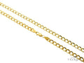 14K Yellow Gold Hollow Cuban Curb Link  20 Inches 5mm 63933
