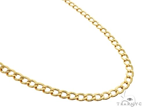 14K Yellow Gold Hollow Cuban Curb Link  20 Inches 5mm 63933