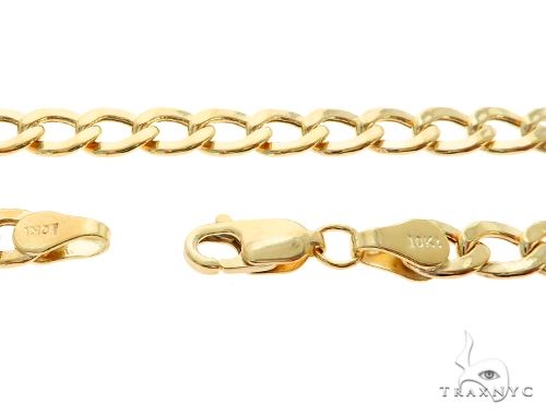 14K Yellow Gold Hollow Cuban Curb Link  20 Inches 5mm 63933