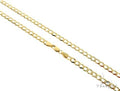 14k Yellow Gold Hollow Cuban Curb Link Chain 18 Inches 5mm   65455