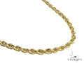 10k Yellow Gold Solid Rope Link Chain 24 Inches 4.3mm 70545