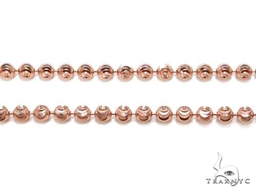 14K Gold Moon Cut Chain 22 Inches 1.9mm 64562