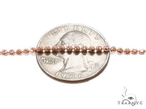 14K Gold Moon Cut Chain 22 Inches 1.9mm 64562