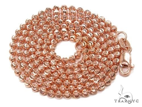 14K Gold Moon Cut Chain 22 Inches 1.9mm 64562