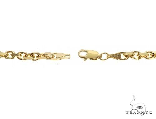 14k Gold Solid Cable Link Chain 20 Inches 3.5mm 68142