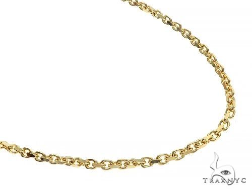14K Gold Solid Cable Link 3.5mm 22 Inches    68143