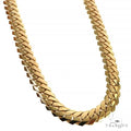 14K Gold Solid Mimi Cuban Link 7.2 mm 22 Inches 68344