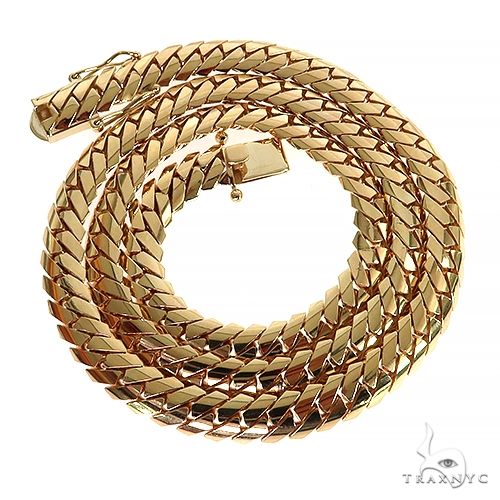 14K Gold Solid Mimi Cuban Link Chain 8mm 68078