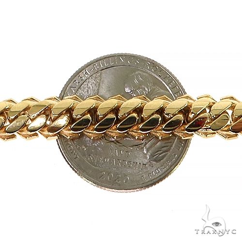 14K Gold Solid Mimi Cuban Link 7.5mm 68079