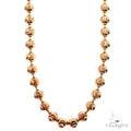 14K Rose Gold Moon Cut Chain 24 Inches 4mm   64610