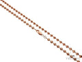 14K Rose Gold Moon Cut Chain 28 Inches 5mm   65887