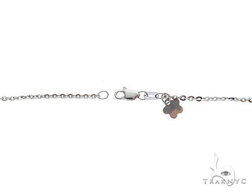 14K White Gold Mirror Rolo Chain 20 Inches 1mm   65592