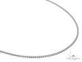 14K White Gold Solid Franco Link Chain 1.1mm 65607