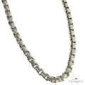 14K White Gold Solid Box Link  5.1mm  26 Inches  68168