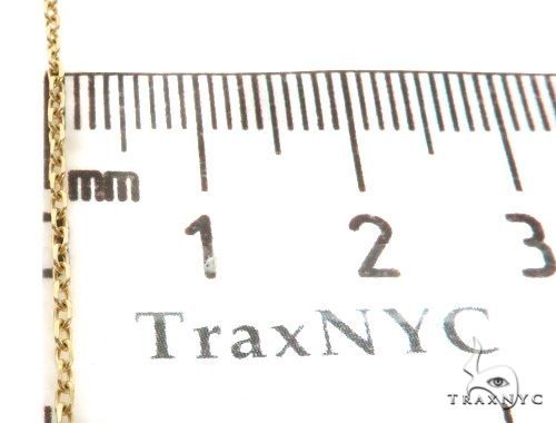 14K Yellow Gold Cable Link Chain 22 Inches 1.4mm   64397