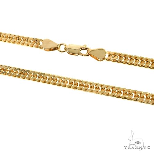 14k Yellow Gold Double Curb Link 22 inches 4.6mm 67793