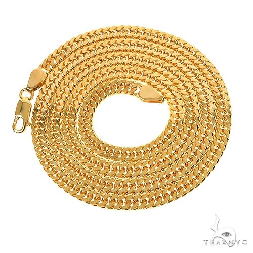 14k Yellow Gold Double Curb Link 22 inches 4.6mm 67793