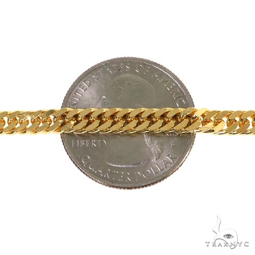 14k Yellow Gold Double Curb Link 22 inches 4.6mm 67793