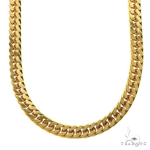 14K Yellow Gold Double Curb Link 22 inches 5.4mm 68584