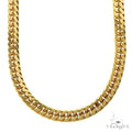 14K Yellow Gold Double Curb Link 22 inches 5.4mm 68584