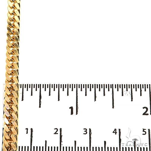14K Yellow Gold Double Curb Link 22 inches 5.4mm 68584