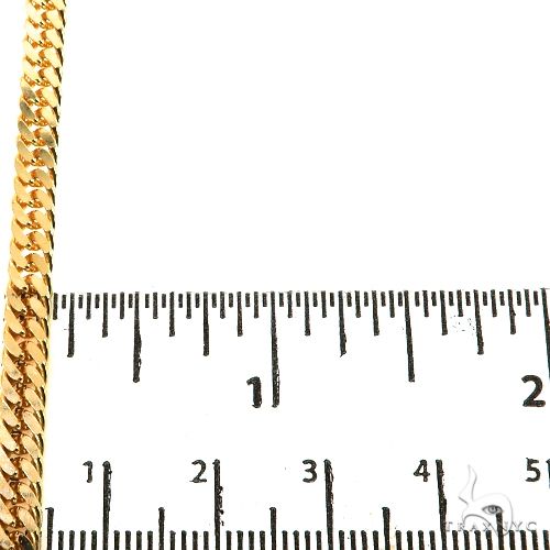 14k Yellow Gold Double Curb Link  24 inches 4.6mm 67285