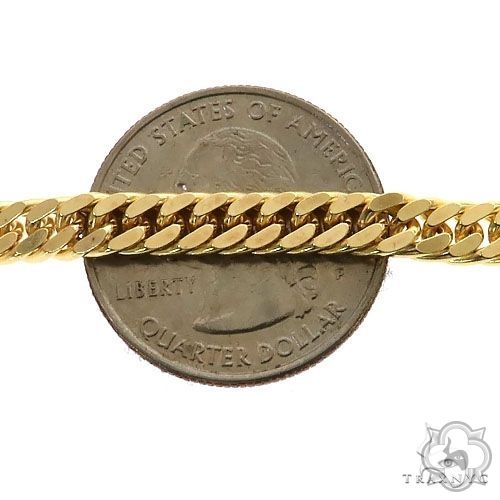 14K Yellow Gold Double Curb Link Chain 24 inches 5.4mm   67286