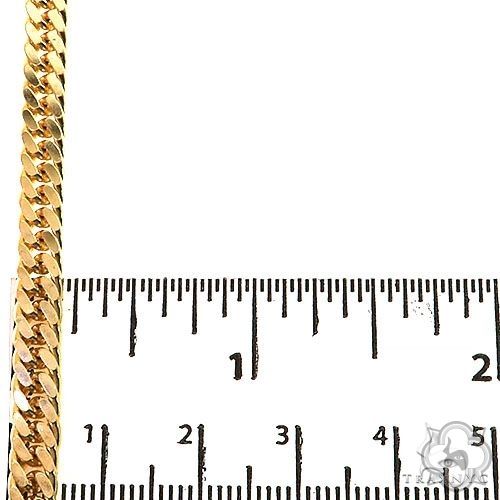 14K Yellow Gold Double Curb Link Chain 24 inches 6.3mm   67287