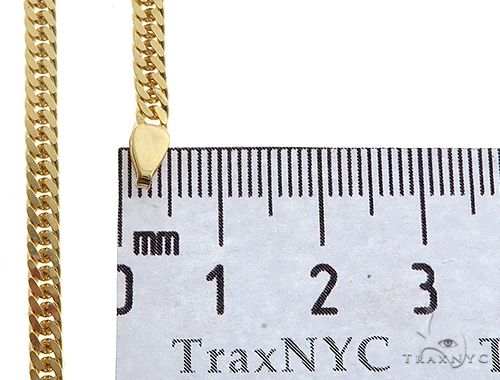 14k Yellow Gold Double Curb Link Chain 26 inches 3.5mm 65198