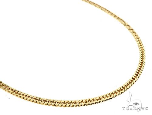 14K Yellow Gold Double Curb Link Chain 28 inches 3.5mm   65199