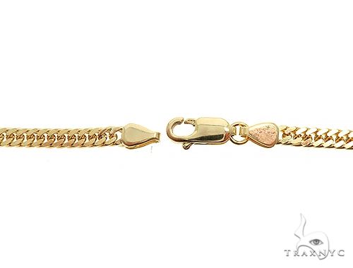 14K Yellow Gold Double Curb Link Chain 28 inches 3.5mm   65199