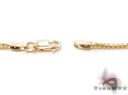 14K Yellow Gold Franco Chain 20 Inches, 1mm  33191