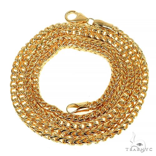 14K Gold Solid Franco Chain 20 Inches 2.8mm 70684