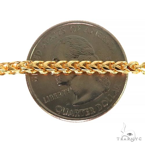 14K Gold Solid Franco Chain 20 Inches 2.8mm 70684