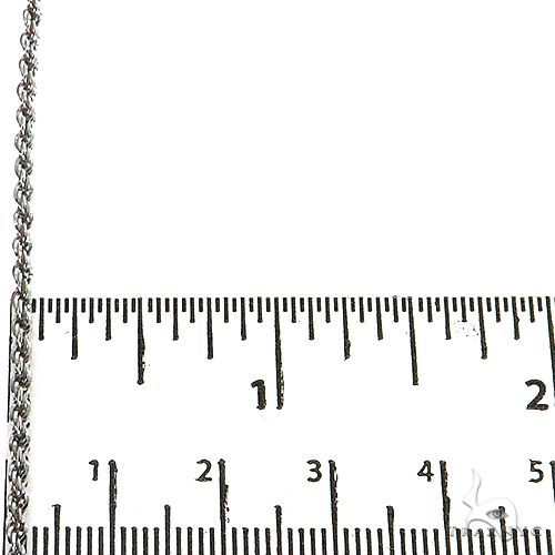 14k White Gold Solid Rope Chain 2mm 22 inches 68790