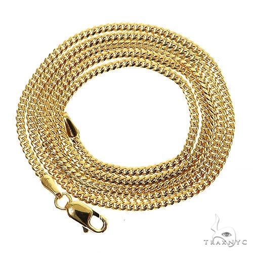 14k Yellow Gold  Thin Miami Cuban 2mm 22 inches 68863