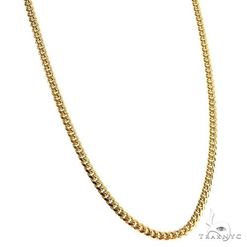 14k Yellow Gold  Thin Miami Cuban 2.6 mm 24 inches 69983