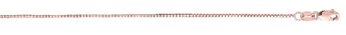 14k Yellow Gold Shiny Classic Box Chain 0.8mm 38098