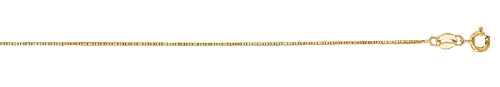 14k Yellow Gold Shiny Classic Box Chain 0.6mm 38089