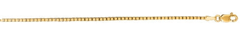 14k  Yellow Gold 1.4mm 30 Inches  Box Chain 38118