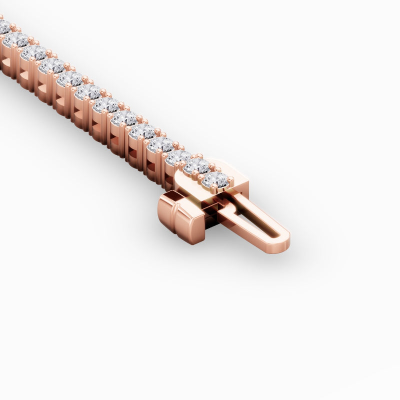 1 Carat Total Weight Rivera Tennis Bracelet in 14k Rose Gold