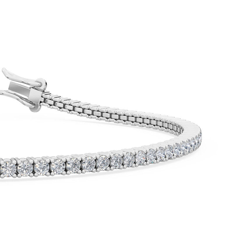 2 Carat Total Weight Lab-Grown Diamond Tennis Bracelet in 14k White Gold