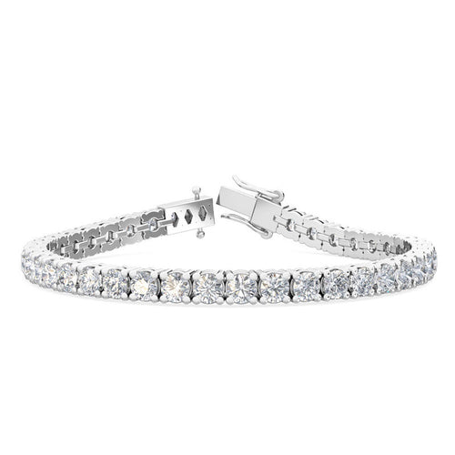 18ctw Lab-Grown Diamond Tennis Bracelet in 14k White Gold