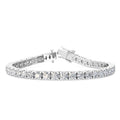 12 Carat Total Weight Lab-Grown Diamond Tennis Bracelet in 14k White Gold