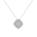 Sterling Silver 1/5ctw Pave Lab Grown Diamond Northern Star Pendant