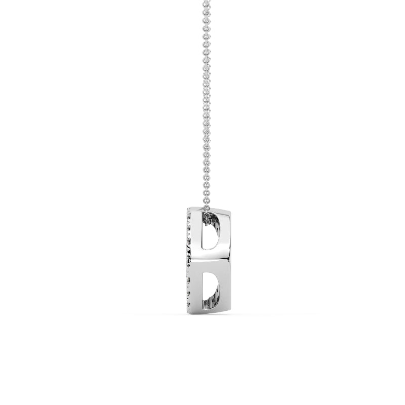Sterling Silver 1/5ctw Pave Lab Grown Diamond Northern Star Pendant
