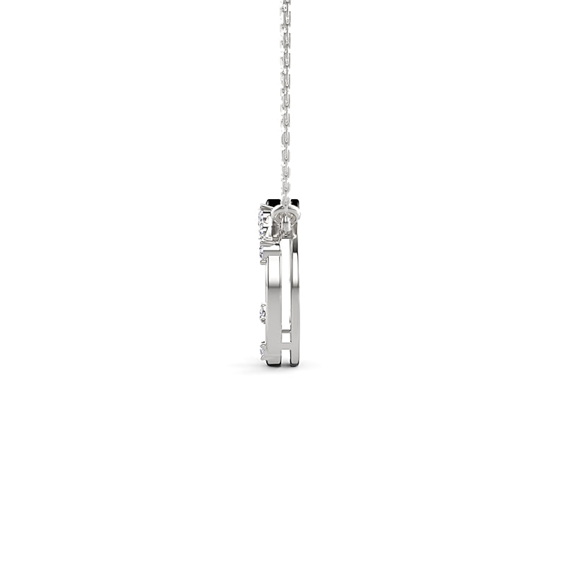 Silver Celestial Circle Pendant