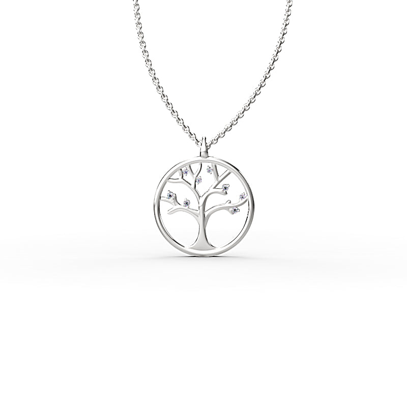 Silver Eternal Tree Pendant