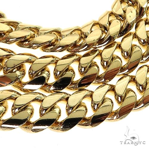 10k Yellow Gold Solid Miami Cuban Link Chain 26 Inches 8.3mm 46291