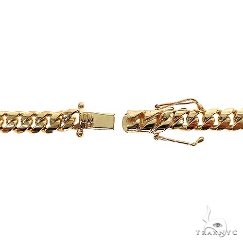 10k Yellow Gold Solid Miami Cuban Link Chain 30 Inches 8mm   32426